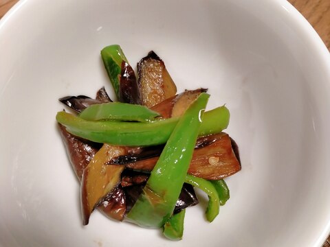 うちの定番!なすとピーマンの炒めもの